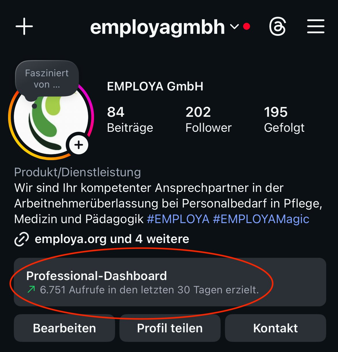 Instagram vorher – 6.751 Aufrufe