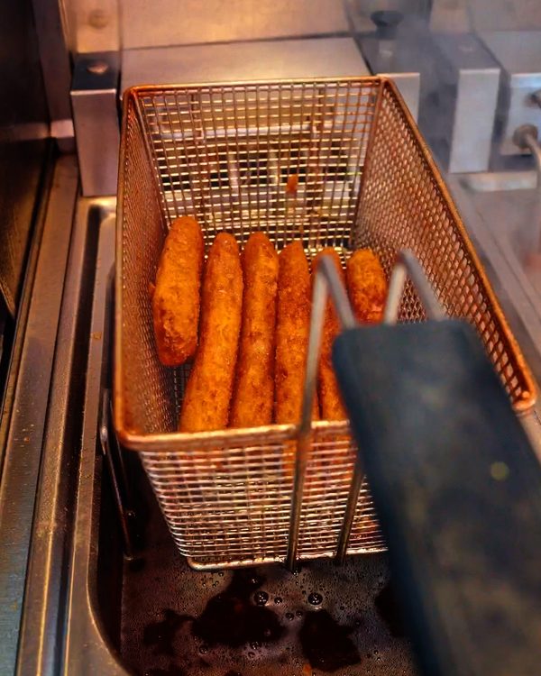 Fisch aus der Fritteuse
